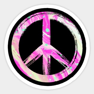 Peace Symbol Love Hippie Gift Sticker